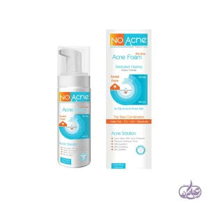 فوم شستشو صورت پوست چرب و جوشدار حاوی نیاسینامید نو آکنه NO ACNE