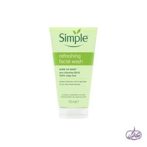 ژل شستشوی سیمپل REFRESHING مناسب پوست حساس حجم 150 میل
