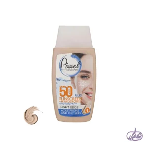 کرم ضدآفتاب رنگی پیکسل 50 SPFمدل LIGHT BEIGE مناسب برای پوست‌های چرب، حجم 50 میلی‌لیتر