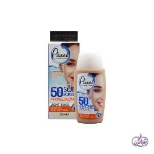 کرم فلوئید ضد آفتاب پیکسل SPF 50 بژ روشن – پوست خشک، نرمال 50 میلی‌لیتر