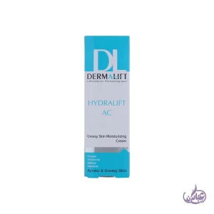 کرم مرطوب‌کننده و آبرسان درمالیفت مدل Hydralift AC حجم 50 میلی‌لیتر